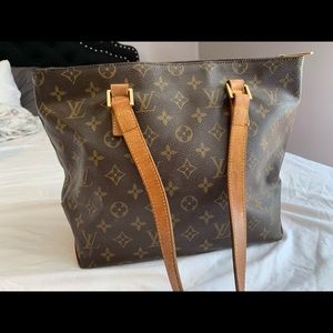 Authentic Louis Vuitton Monogram Cabas Piano Bag